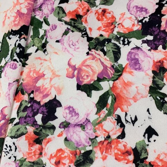 Lily Rose A Line flower scuba skirt, small - Picture 2 of 7